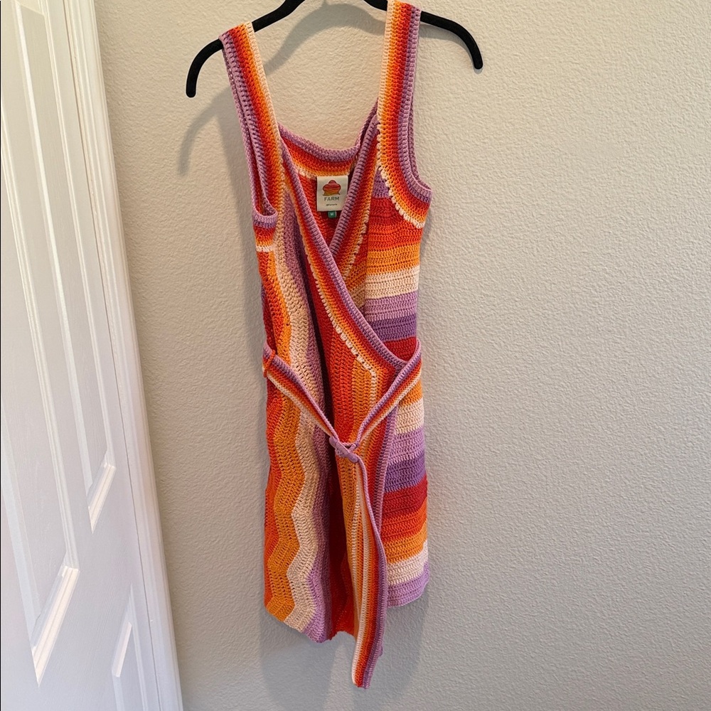 FARM Rio Multicolor Knit Swim Coverup